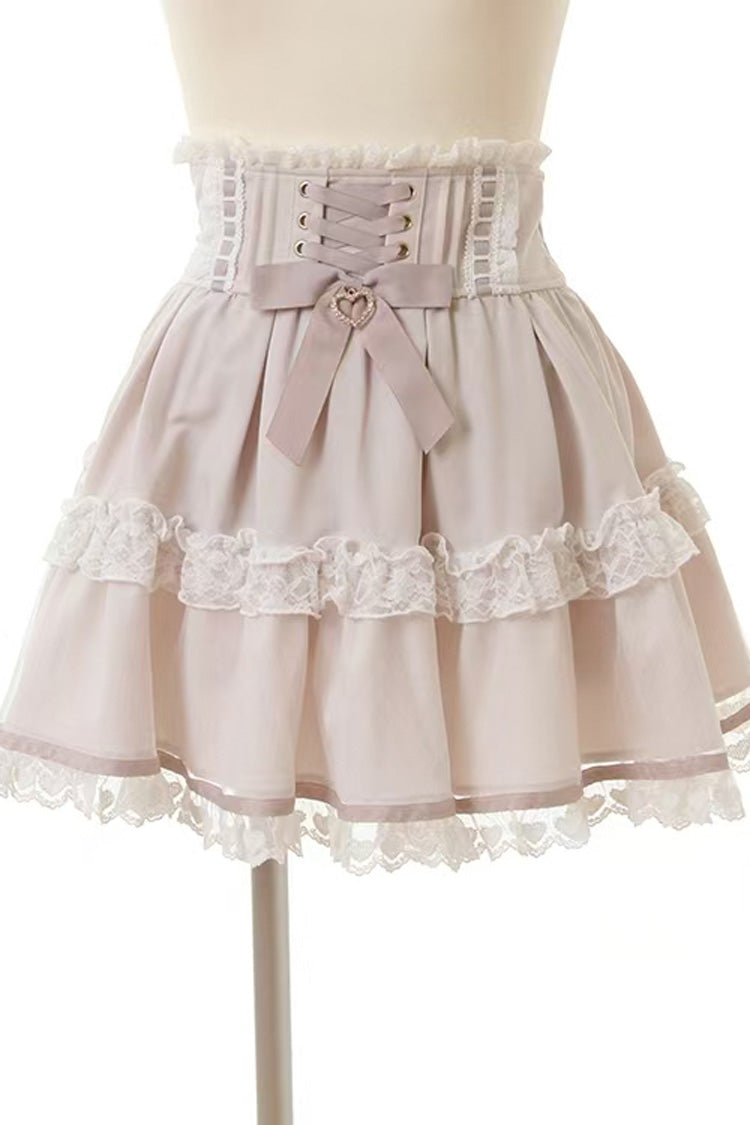 Lolita Dress - Jirai Kei Square Collar, 3 Colors, Square Collar, Lace Trim, Ruffled - additional product view 12