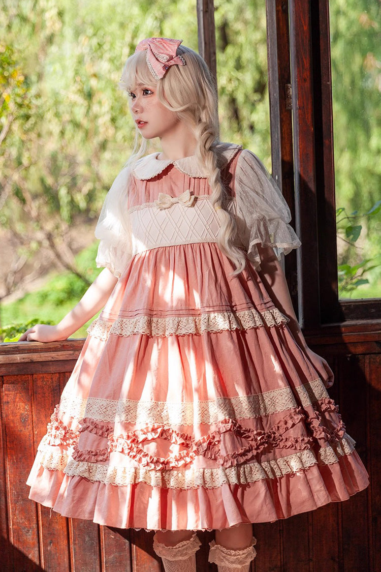 Lolita Dress - Kindergarten Class Theme, 3 Colors, Bow Detail, Ruffled, Sweet Style - additional product view 5