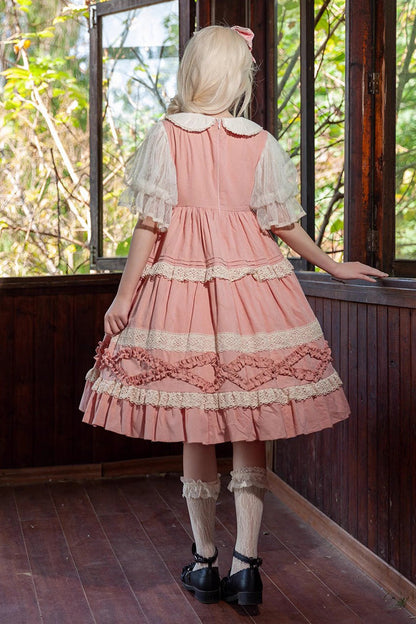 Lolita Dress - Kindergarten Class Theme, 3 Colors, Bow Detail, Ruffled, Sweet Style - additional product view 6
