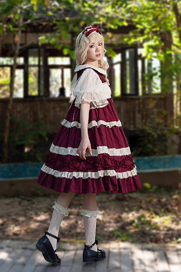 Lolita Dress - Kindergarten Class Theme, 3 Colors, Bow Detail, Ruffled, Sweet Style - additional product view 8