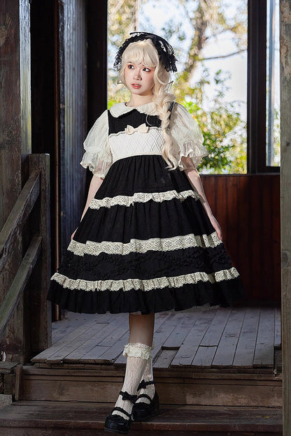 Lolita Dress - Kindergarten Class Theme, 3 Colors, Bow Detail, Ruffled, Sweet Style - additional product view 12