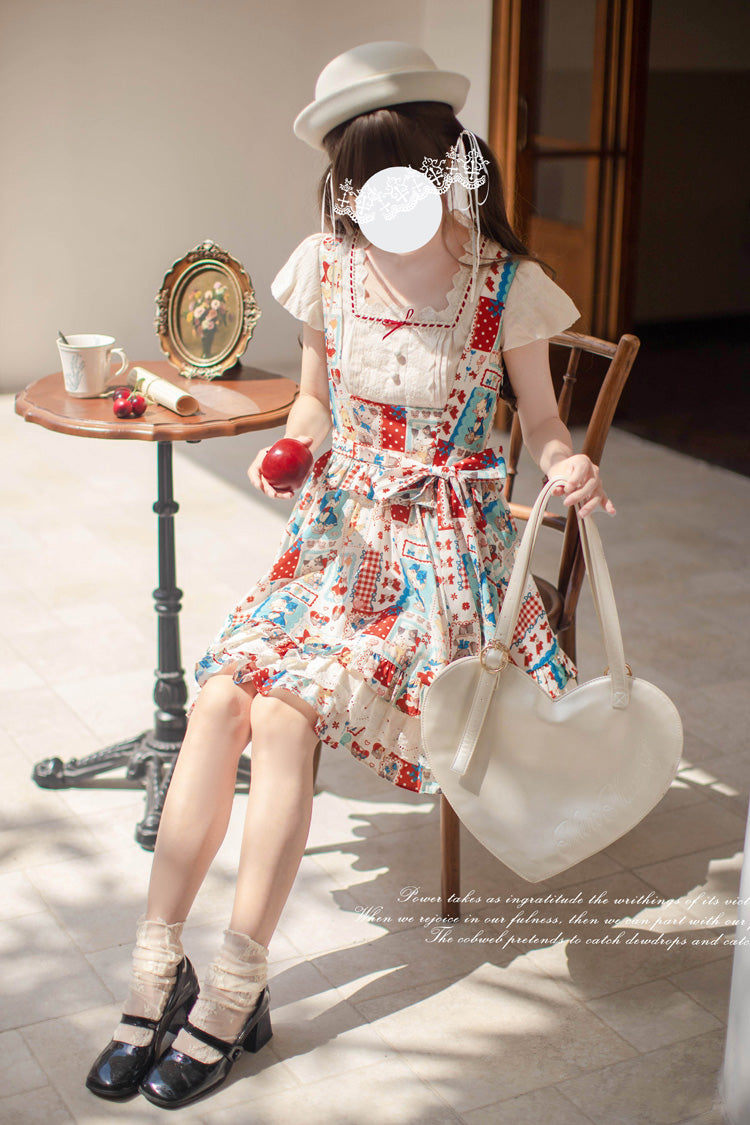 Lolita Dress - Linlang Painting Shop, Multi-Color, Layered, Sweet Style, Ruffled - additional product view 9