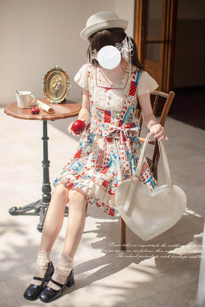 Lolita Dress - Linlang Painting Shop, Multi-Color, Layered, Sweet Style, Ruffled - additional product view 9