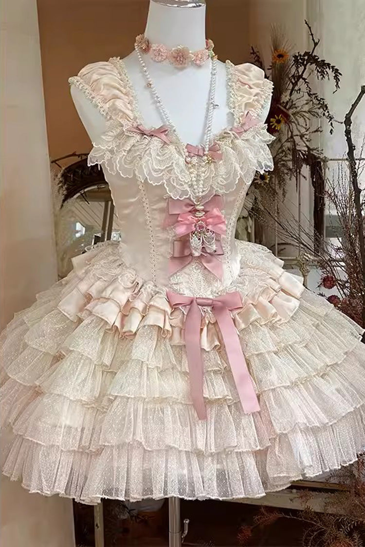 Lolita Dress - Love God Girl Romantic Ballet, 2 Colors, Sweet Style, Ballet-Inspired Style - additional product view 3