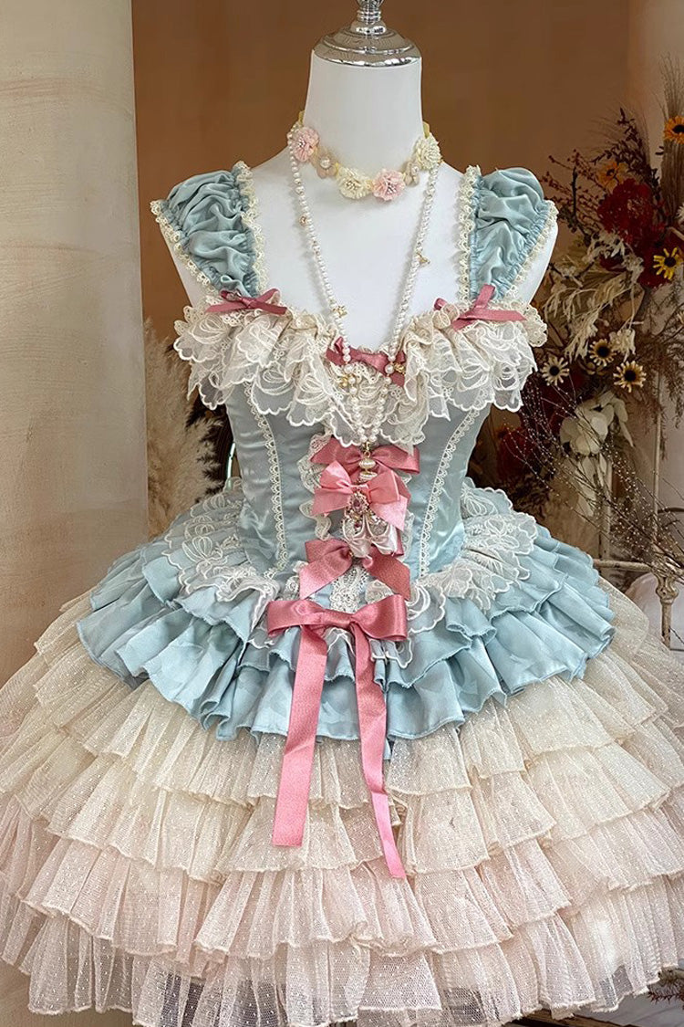 Lolita Dress - Love God Girl Romantic Ballet, 2 Colors, Sweet Style, Ballet-Inspired Style - additional product view 4