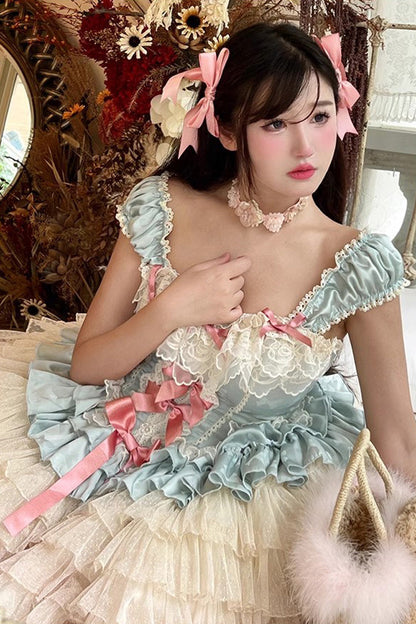 Lolita Dress - Love God Girl Romantic Ballet, 2 Colors, Sweet Style, Ballet-Inspired Style - additional product view 9