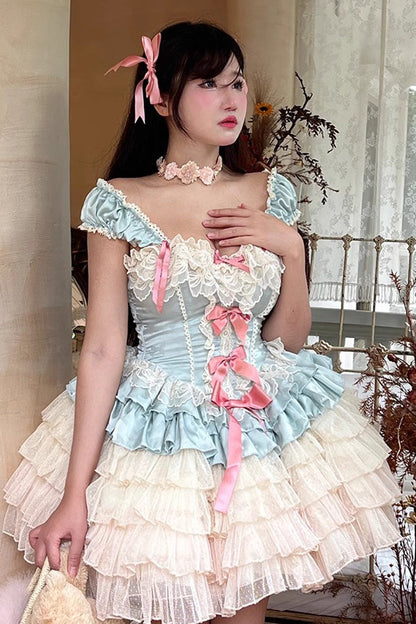 Lolita Dress - Love God Girl Romantic Ballet, 2 Colors, Sweet Style, Ballet-Inspired Style - additional product view 10