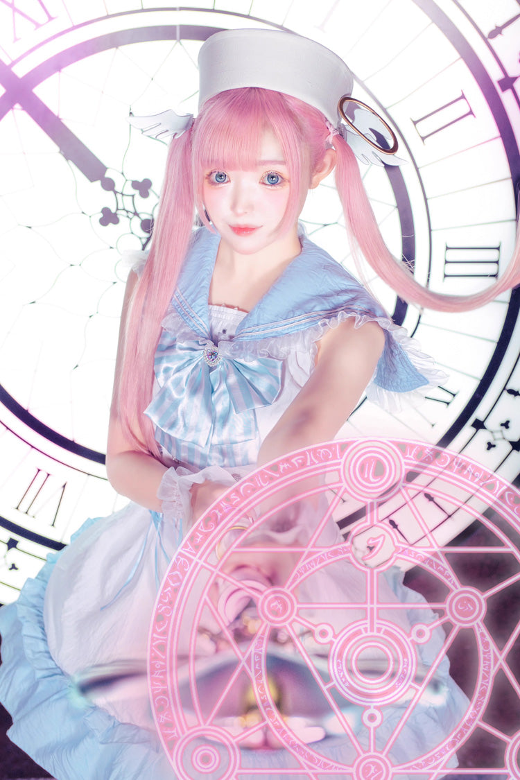 Lolita Dress - Magical Girl, 2 Colors, Ruffled, Gothic Style, Bow Detail - additional product view 14