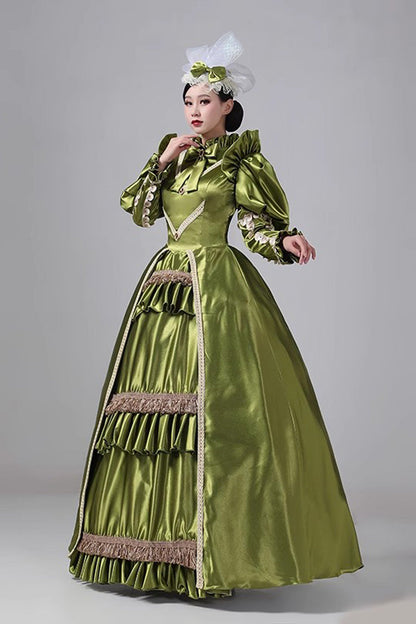 Lolita Dress - Medieval Court, 3 Colors, Classic Style, Victorian Style, Ruffled - additional product view 3