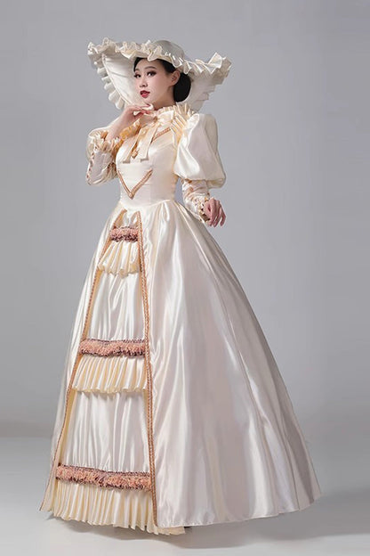 Lolita Dress - Medieval Court, 3 Colors, Classic Style, Victorian Style, Ruffled - additional product view 8