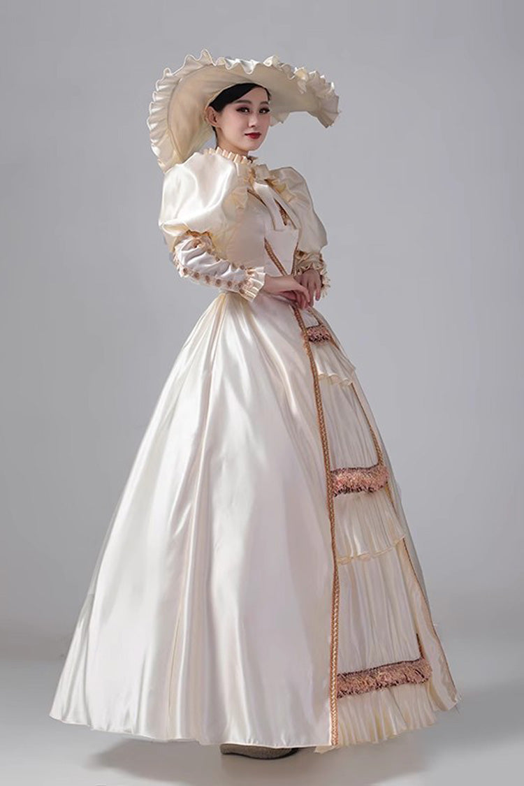 Lolita Dress - Medieval Court, 3 Colors, Classic Style, Victorian Style, Ruffled - additional product view 9