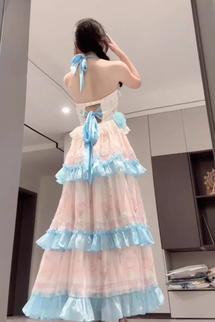Lolita Dress - Meet The Sea, 2 Colors, Printed, Layered, Sweet Style - additional product view 3