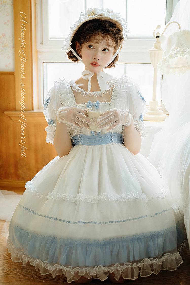 Lolita Dress - Moonlight Sonata, 4 Colors, Lace Trim, Ruffled, Sweet Style - additional product view 5