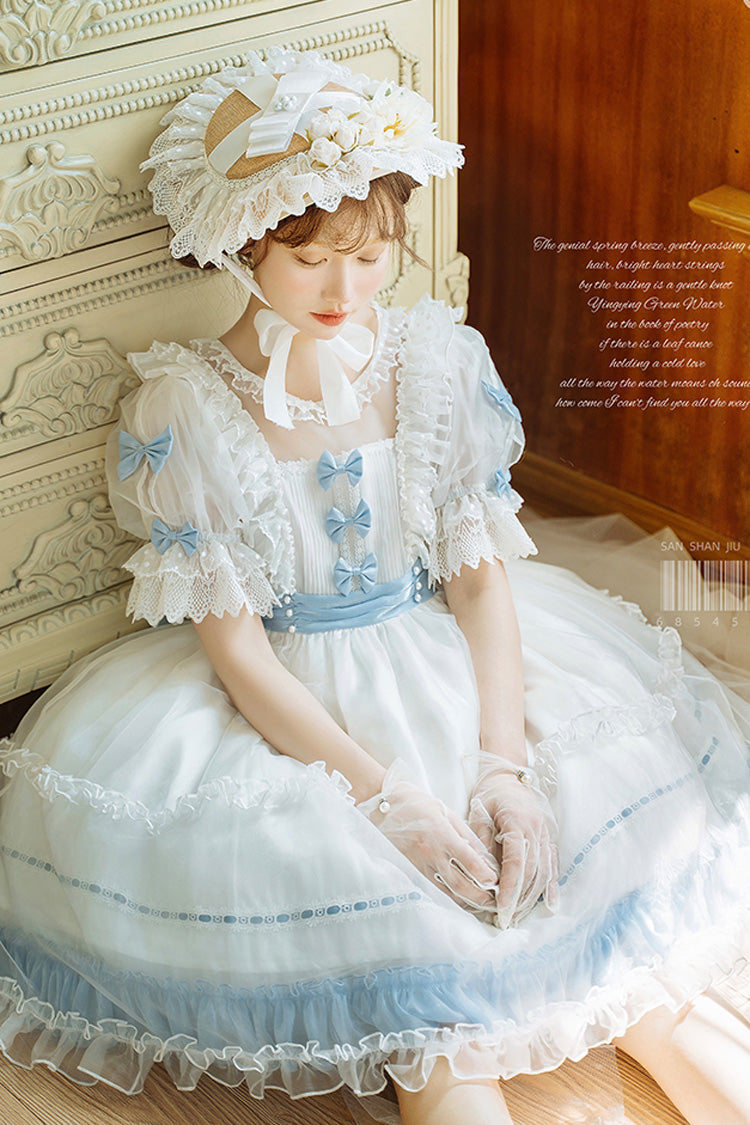 Lolita Dress - Moonlight Sonata, 4 Colors, Lace Trim, Ruffled, Sweet Style - additional product view 9