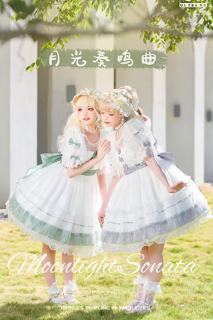 Lolita Dress - Moonlight Sonata, 4 Colors, Lace Trim, Ruffled, Sweet Style - additional product view 10