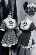Black-Plaid-Print