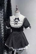 Black-Striped-Print