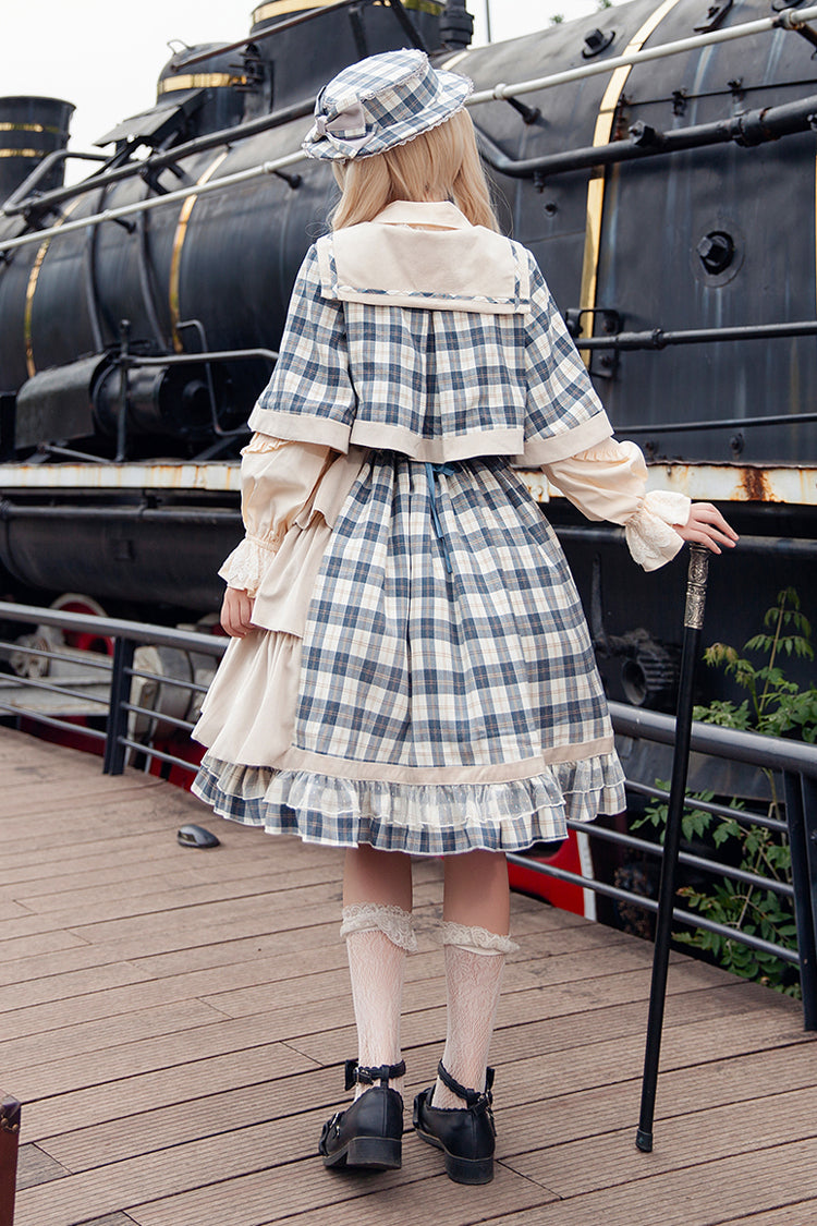 Lolita Dress - Morning Tune, 2 Colors, High Waist, Ruffled, Printed - additional product view 2