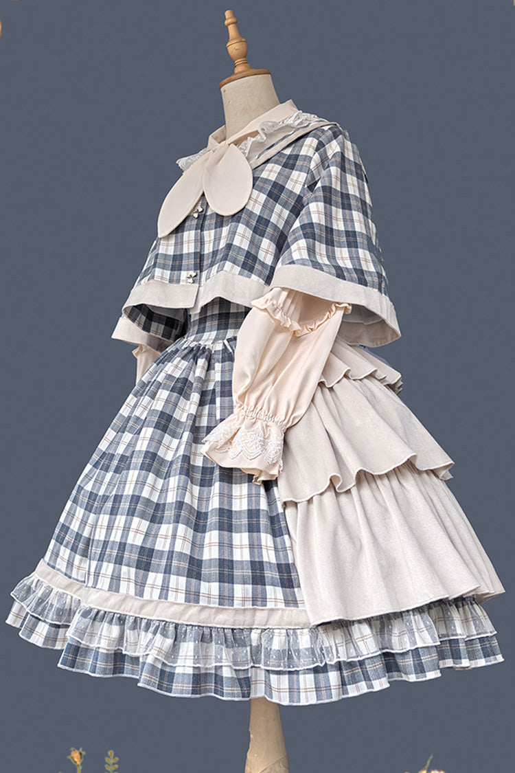 Lolita Dress - Morning Tune, 2 Colors, High Waist, Ruffled, Printed - additional product view 10
