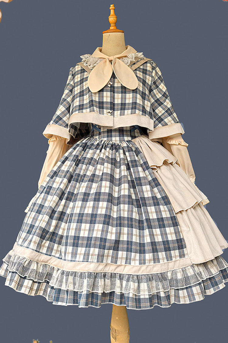 Lolita Dress - Morning Tune, 2 Colors, High Waist, Ruffled, Printed - additional product view 13