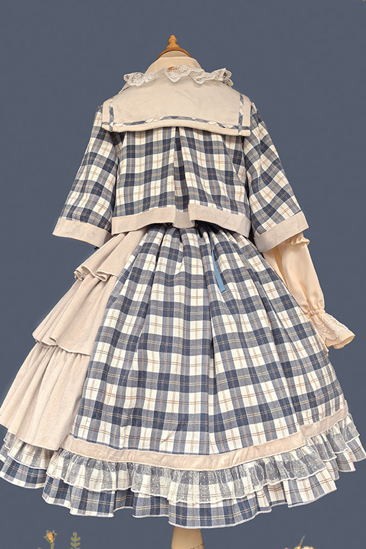 Lolita Dress - Morning Tune, 2 Colors, High Waist, Ruffled, Printed - additional product view 15