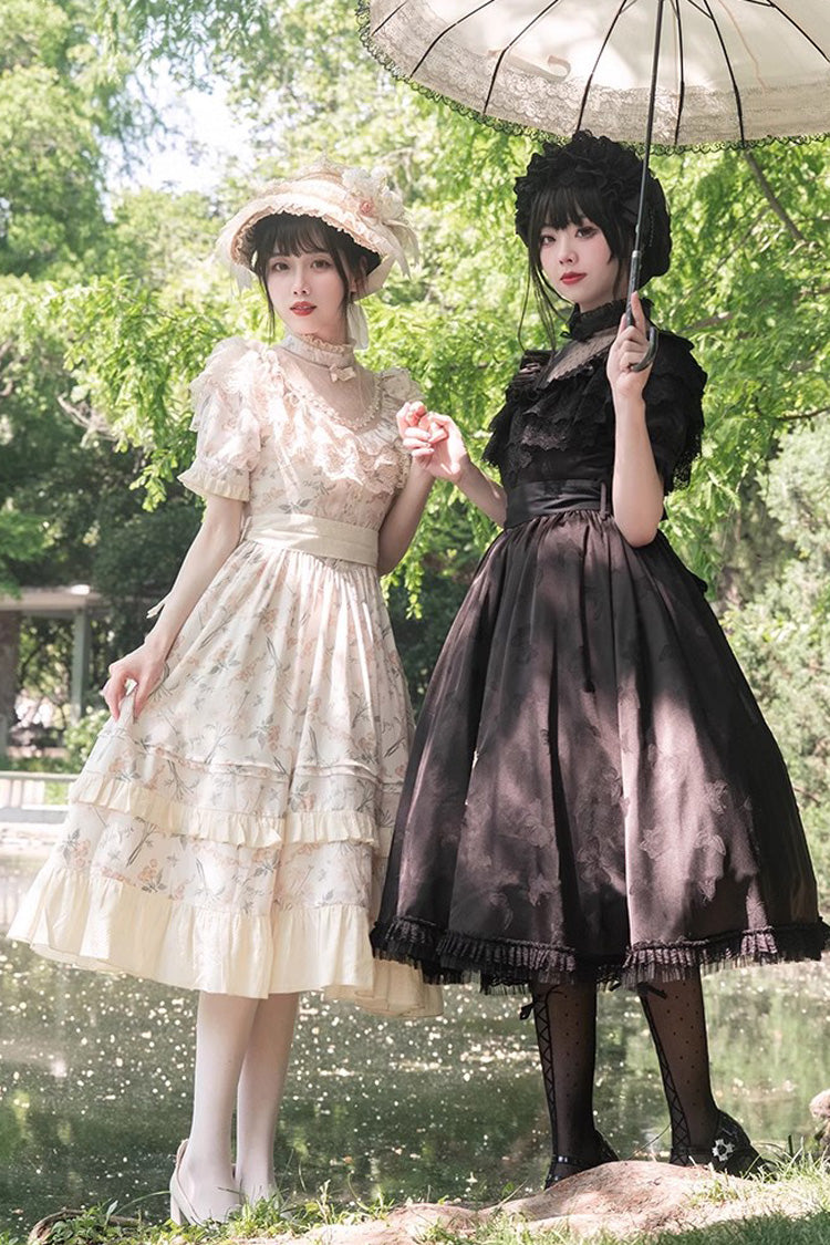 Lolita Dress - Multi-color Daisy Print Cherry, Multi-Color, Sweet Style, Printed - additional product view 6