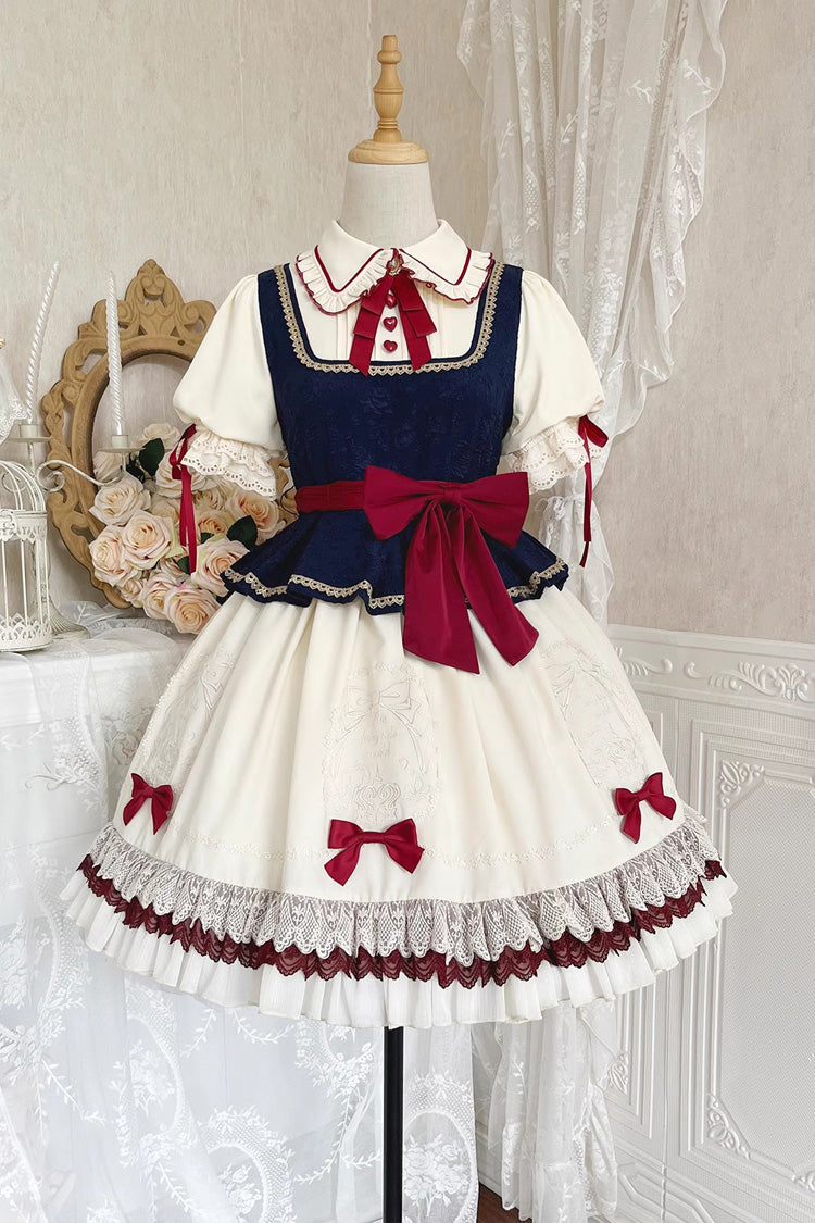 Lolita Dress - Multi-color Snow White Lapel, White, Ruffled, Sweet Style - additional product view 3