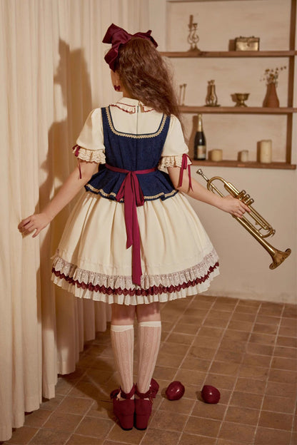 Lolita Dress - Multi-color Snow White Lapel, White, Ruffled, Sweet Style - additional product view 9