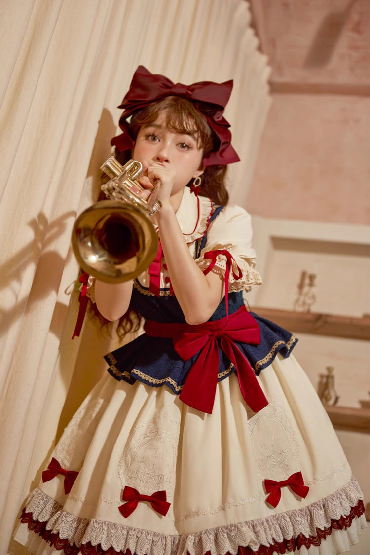 Lolita Dress - Multi-color Snow White Lapel, White, Ruffled, Sweet Style - additional product view 11
