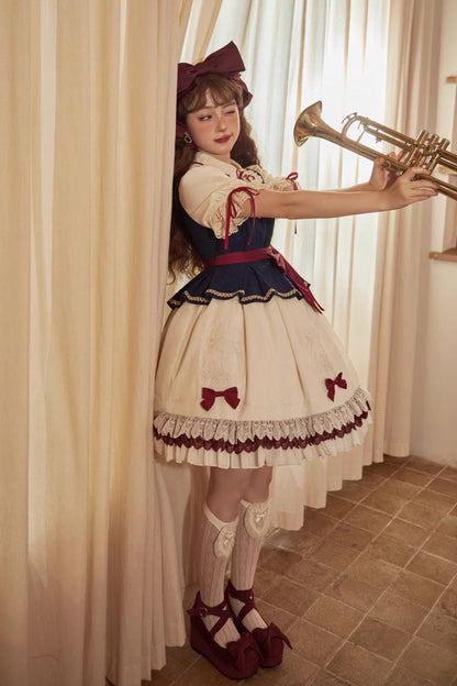 Lolita Dress - Multi-color Snow White Lapel, White, Ruffled, Sweet Style - additional product view 14