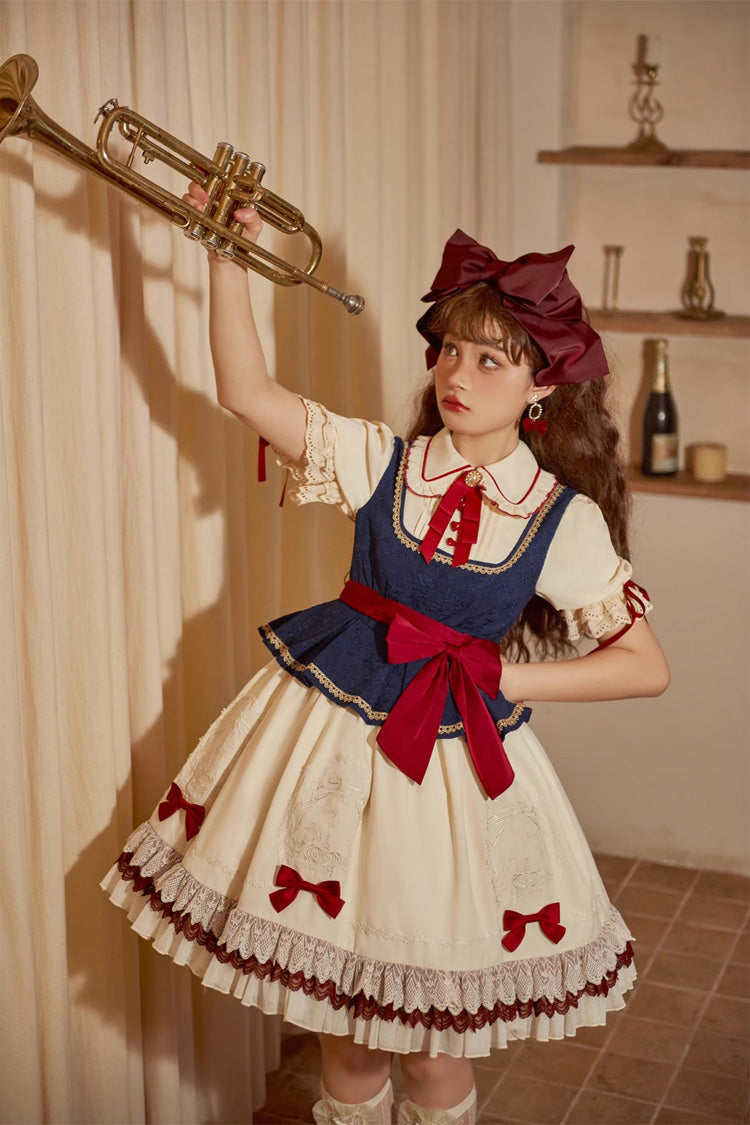 Lolita Dress - Multi-color Snow White Lapel, White, Ruffled, Sweet Style - additional product view 15