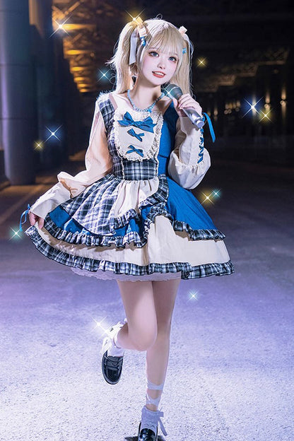 Lolita Dress - Multi-color Sunset Tour Cool, Multi-Color, Long Sleeves, Sweet Style - additional product view 4