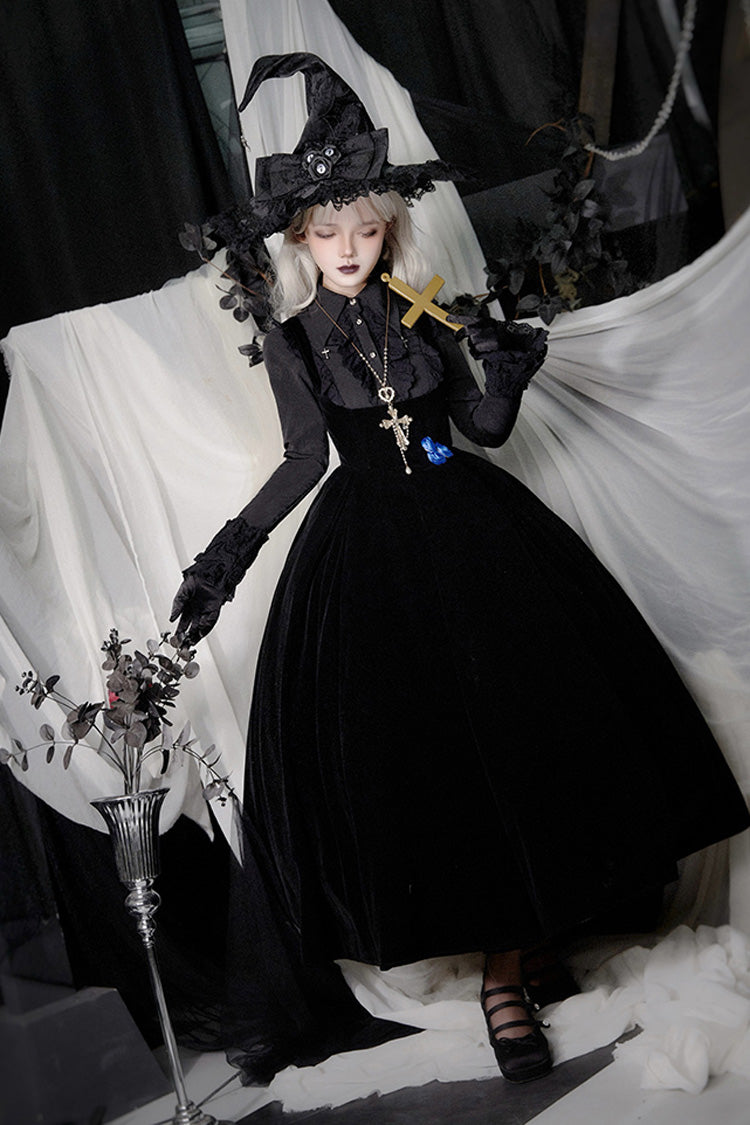 Lolita Dress - Night Poems, 2 Colors, Embroidered, Gothic Style - additional product view 2