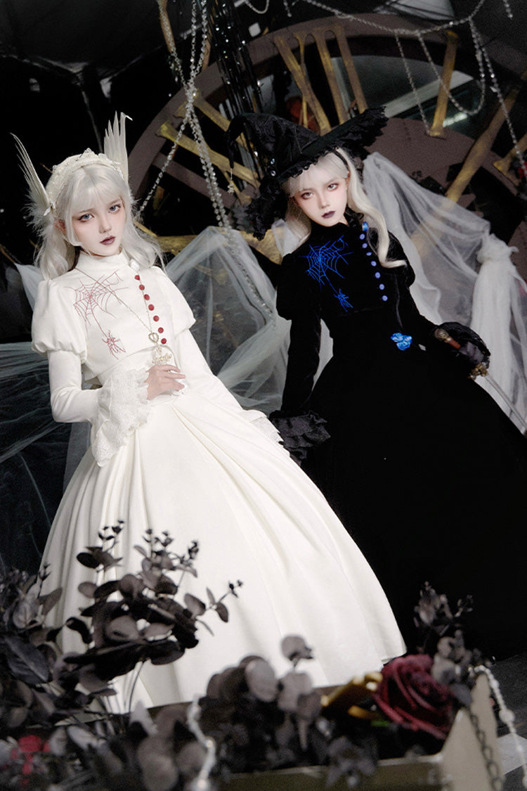 Lolita Dress - Night Poems, 2 Colors, Embroidered, Gothic Style - additional product view 5