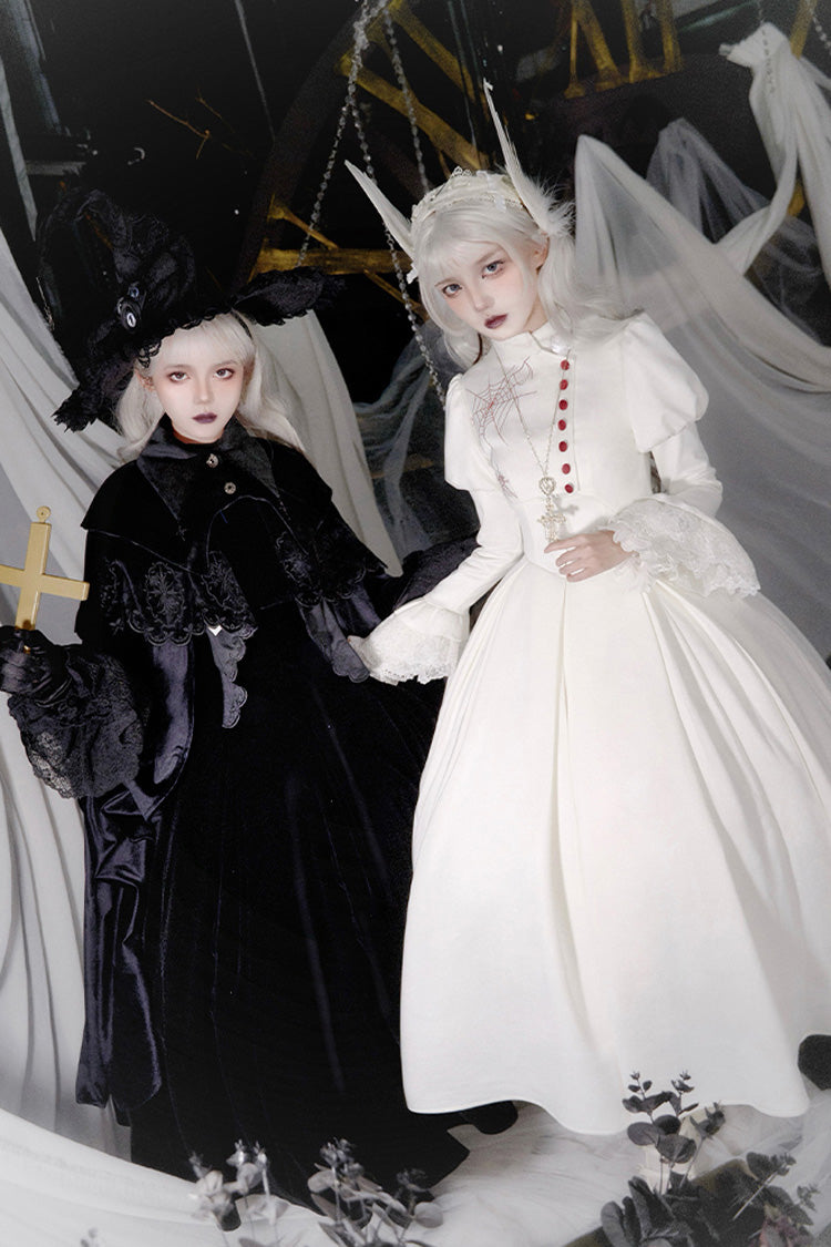 Lolita Dress - Night Poems, 2 Colors, Embroidered, Gothic Style - additional product view 6