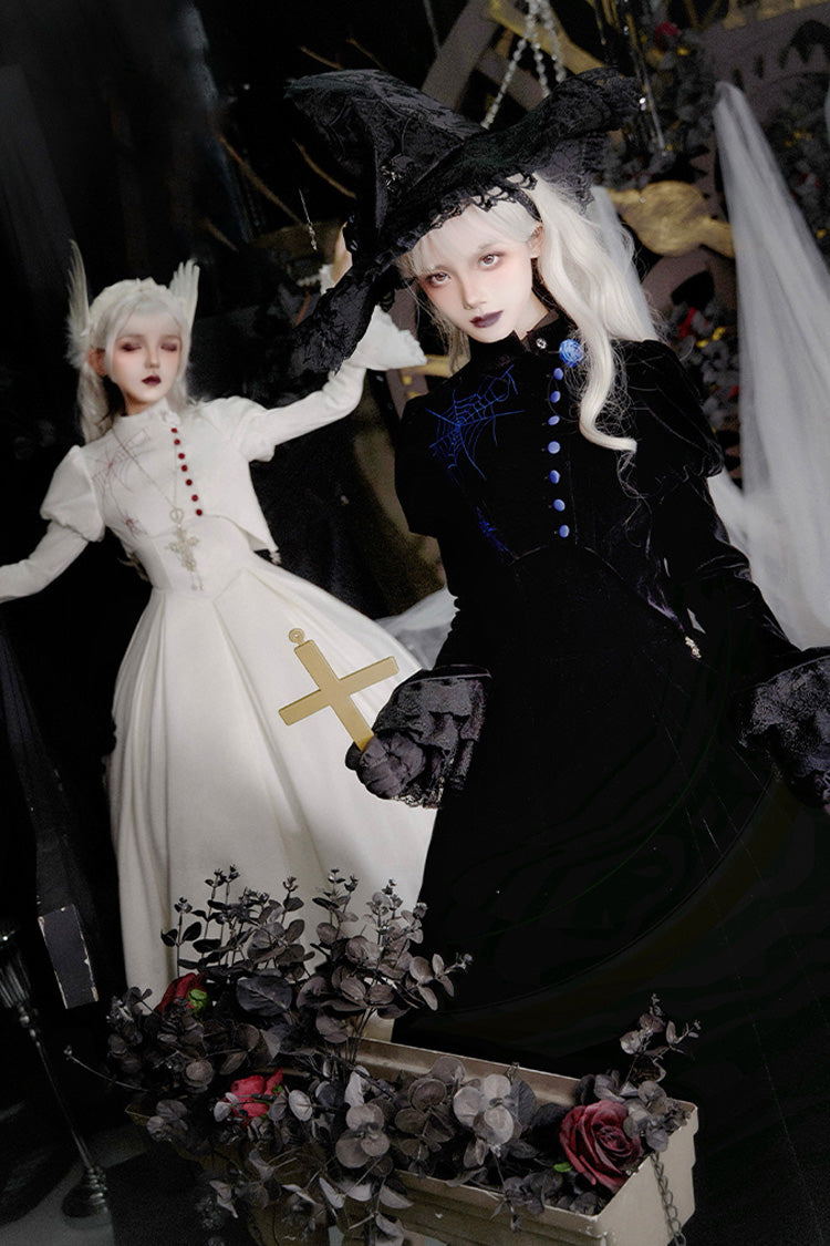 Lolita Dress - Night Poems, 2 Colors, Embroidered, Gothic Style - additional product view 7