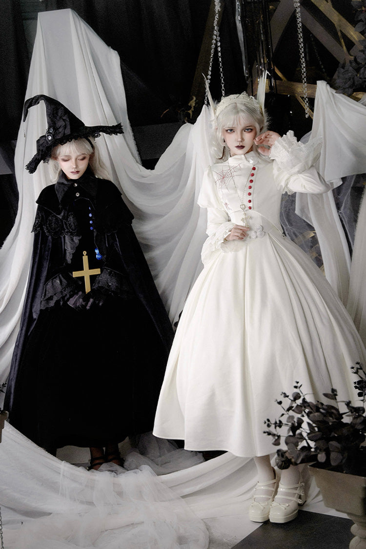 Lolita Dress - Night Poems, 2 Colors, Embroidered, Gothic Style - additional product view 10