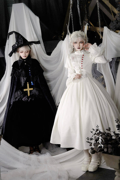Lolita Dress - Night Poems, 2 Colors, Embroidered, Gothic Style - additional product view 10