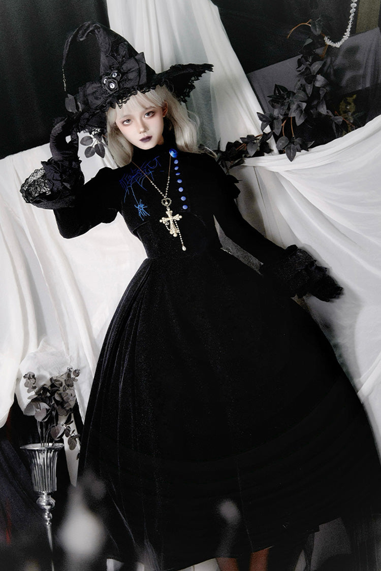 Lolita Dress - Night Poems, 2 Colors, Embroidered, Gothic Style - additional product view 11