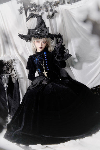 Lolita Dress - Night Poems, 2 Colors, Embroidered, Gothic Style - additional product view 12
