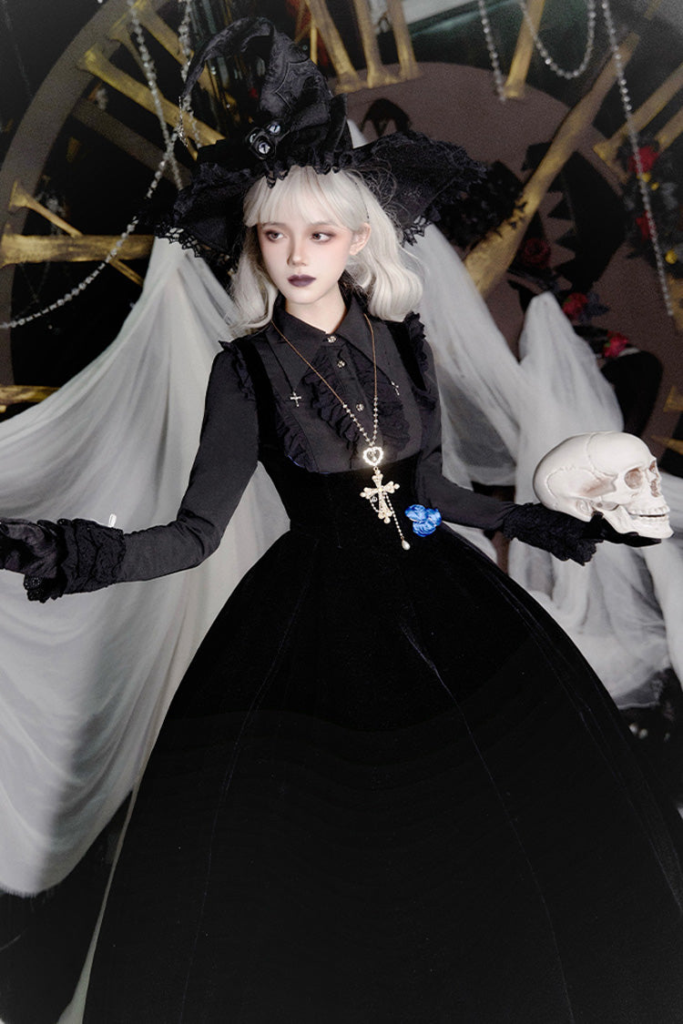 Lolita Dress - Night Poems, 2 Colors, Embroidered, Gothic Style - additional product view 13