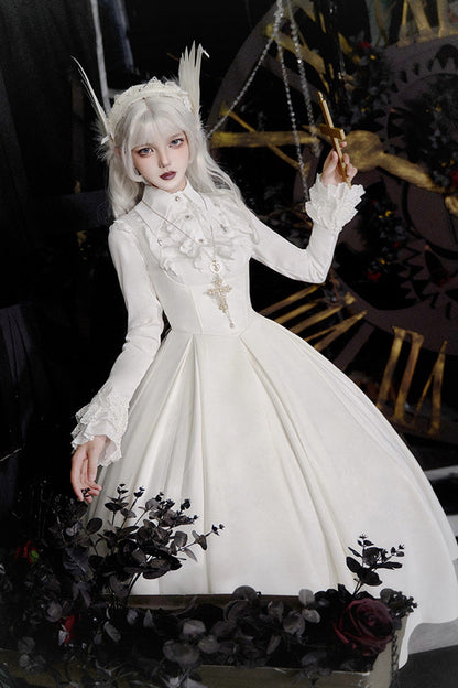 Lolita Dress - Night Poems, 2 Colors, Embroidered, Gothic Style - additional product view 17