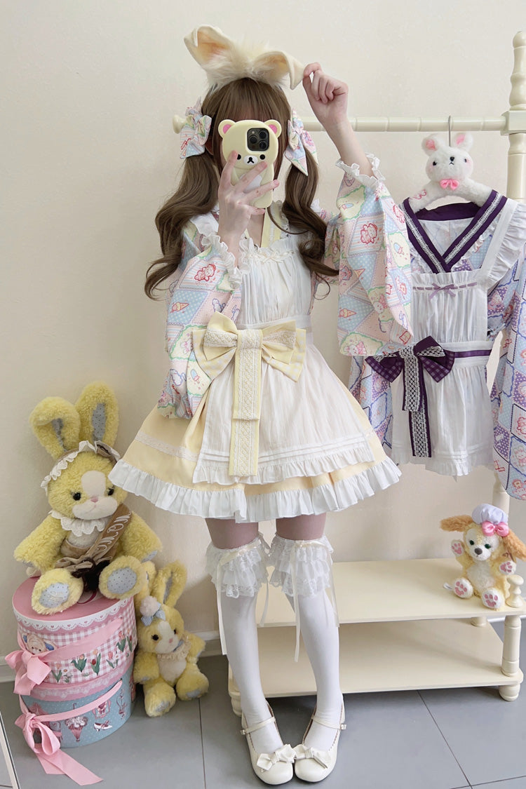 Lolita Dress - Showa Sweet Pet, 6 Colors, Sweet Style, Bow Detail, Ruffled - additional product view 13