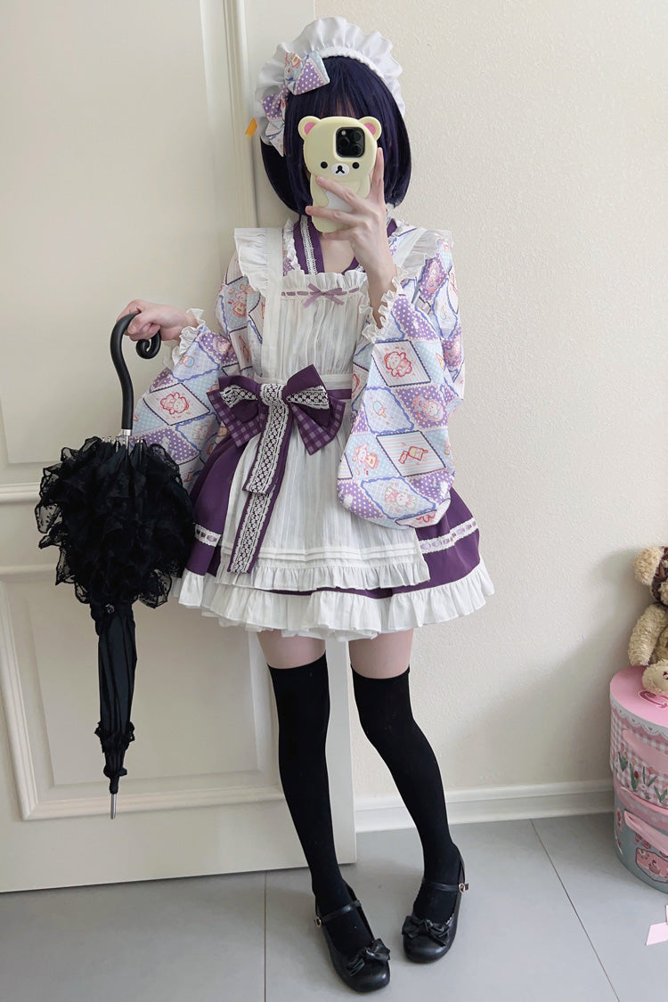 Lolita Dress - Showa Sweet Pet, 6 Colors, Sweet Style, Bow Detail, Ruffled - additional product view 15