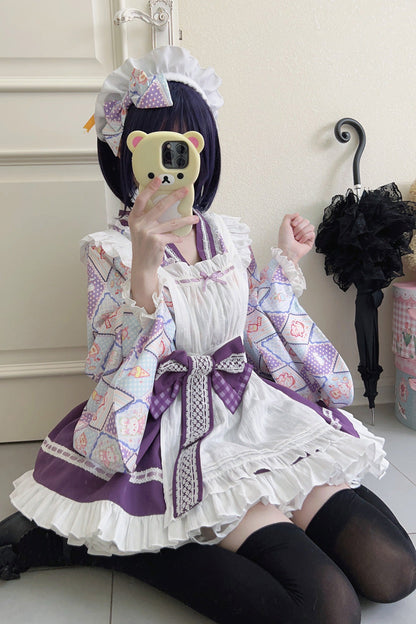 Lolita Dress - Showa Sweet Pet, 6 Colors, Sweet Style, Bow Detail, Ruffled - additional product view 18
