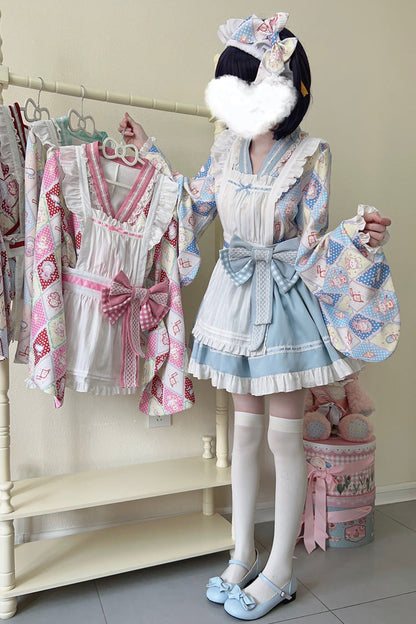 Lolita Dress - Showa Sweet Pet, 6 Colors, Sweet Style, Bow Detail, Ruffled - additional product view 19