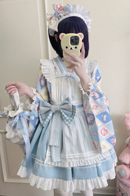 Lolita Dress - Showa Sweet Pet, 6 Colors, Sweet Style, Bow Detail, Ruffled - additional product view 20