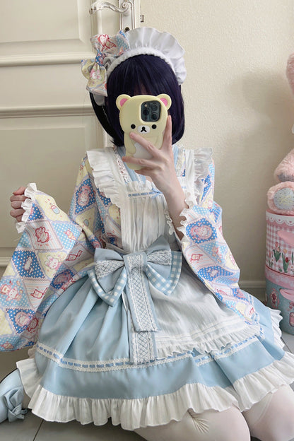 Lolita Dress - Showa Sweet Pet, 6 Colors, Sweet Style, Bow Detail, Ruffled - additional product view 21