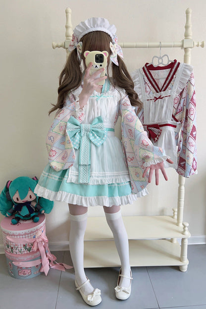 Lolita Dress - Showa Sweet Pet, 6 Colors, Sweet Style, Bow Detail, Ruffled - additional product view 24