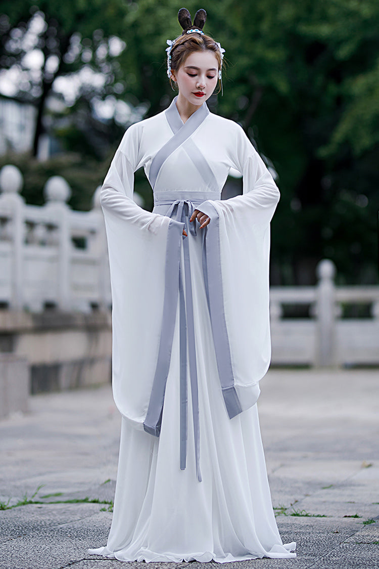 Lolita Dress - Simple Chinese Style, White, Chinese-Inspired Style, Sweet Style - additional product view 2